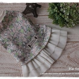 ラッフルスリーブトップス